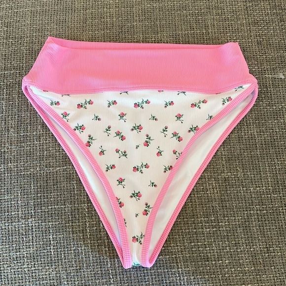 NWT BEACH RIOT Emmy High-Waisted Bikini Bottoms! - Picture 4 of 7